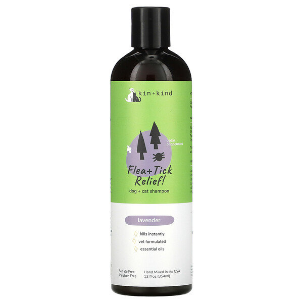 Kin + Kind Lavender Flea and Tick Shampoo
